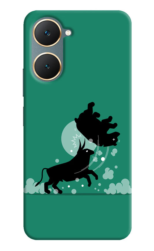 Bull Conqueror Vivo Y18/Y18e Hard Case Back Cover by Casekaro