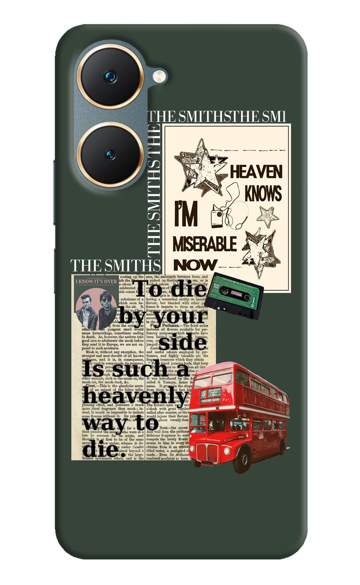 The Smiths Vivo Y18/Y18e Hard Case Back Cover by Casekaro