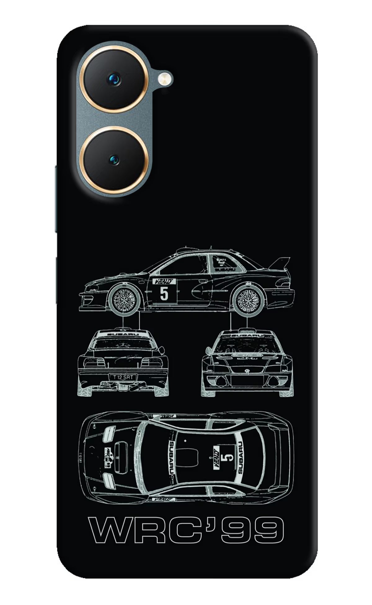 WRC'99 Vivo Y18/Y18e Hard Case Back Cover by Casekaro