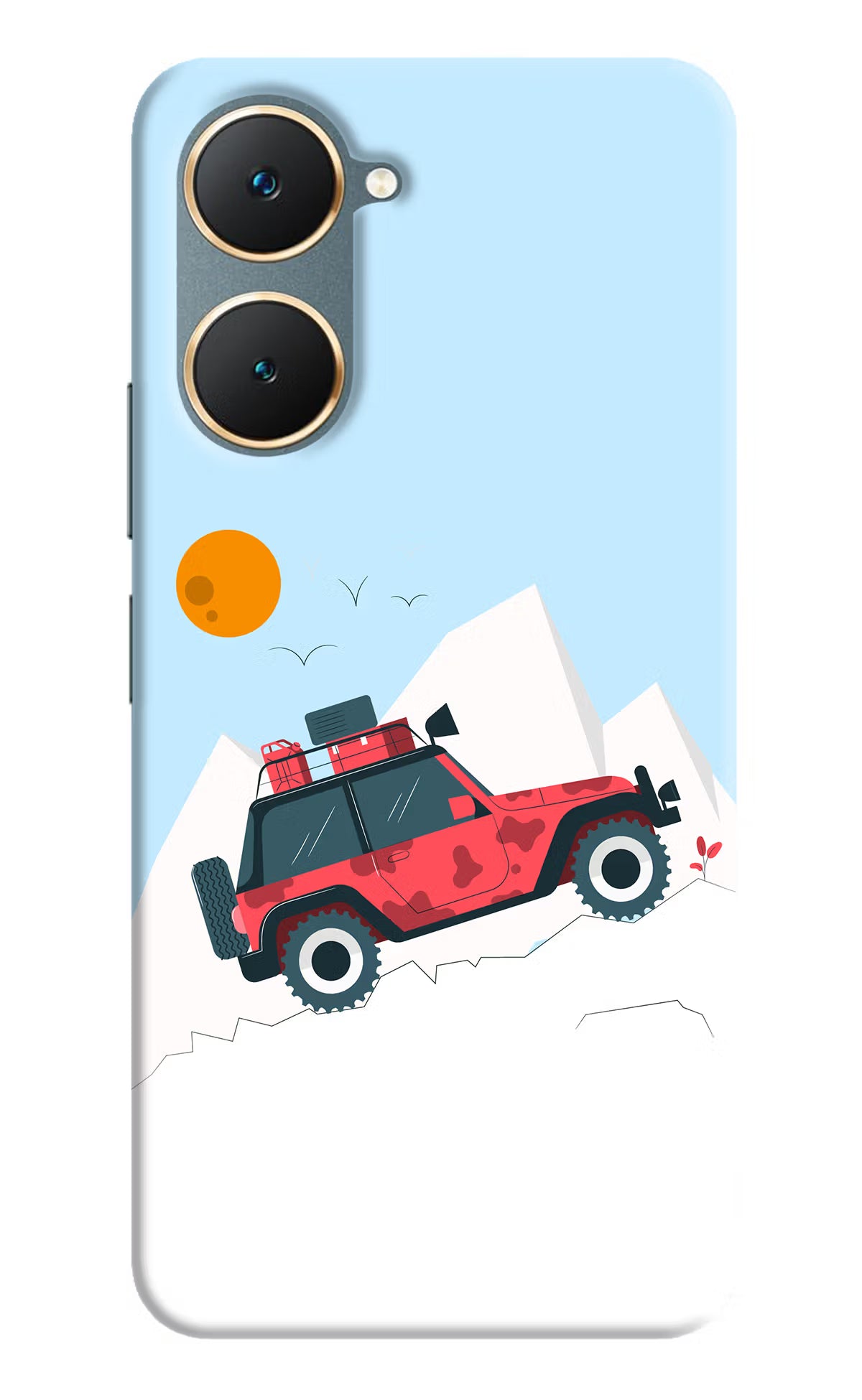 Mountain Trail Beast Vivo Y18/Y18e Hard Case Back Cover by Casekaro