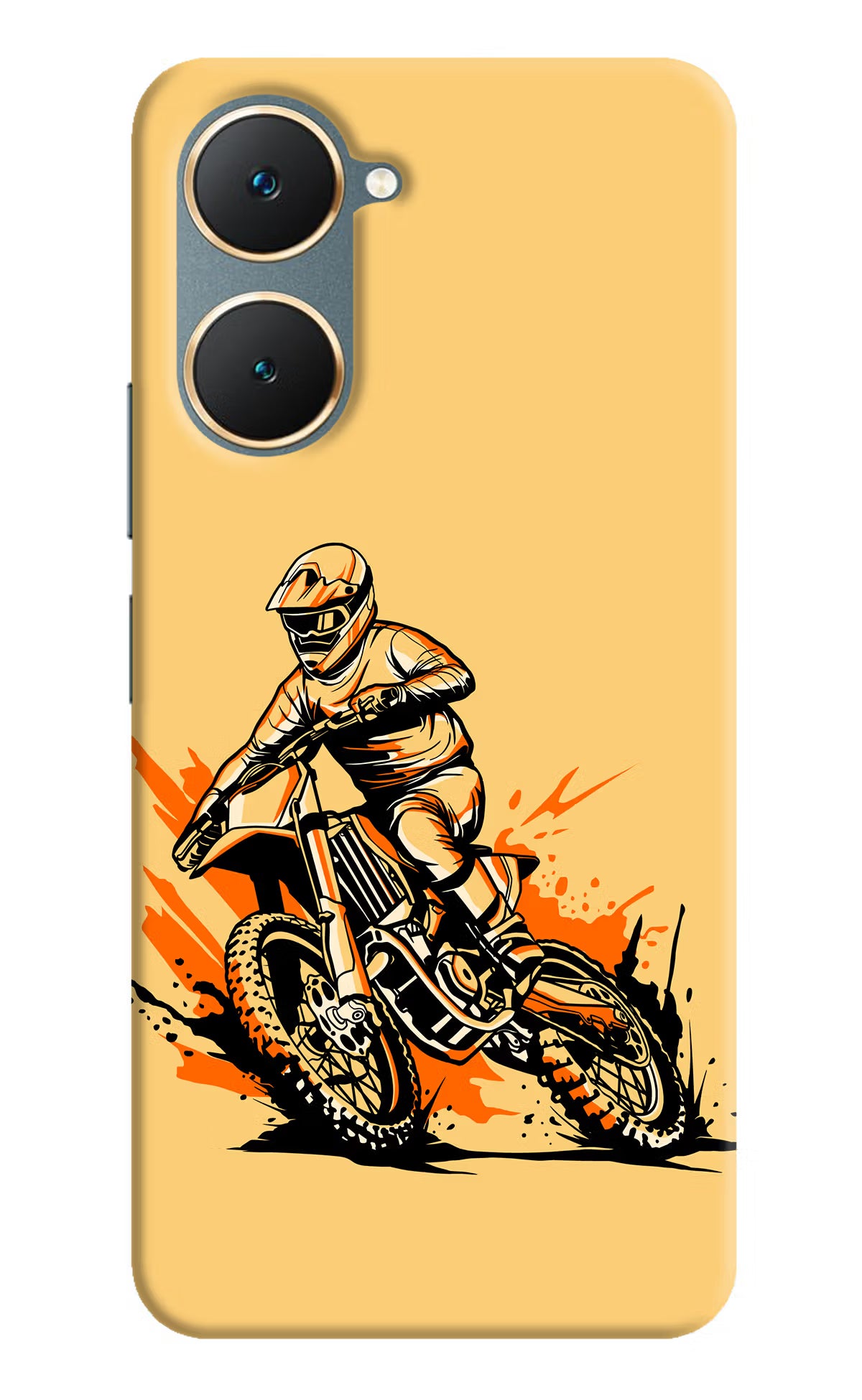 Off-Road Fury Vivo Y18/Y18e Hard Case Back Cover by Casekaro