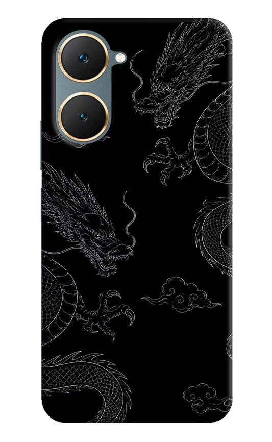 Twin Dragons Vivo Y18/Y18e Hard Case Back Cover by Casekaro