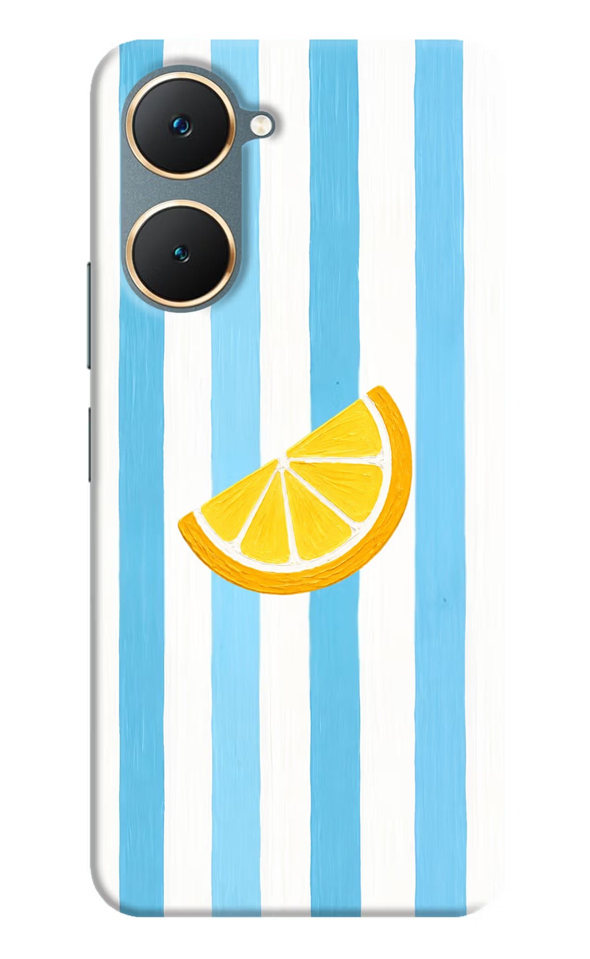 Summer Lemon Vivo Y18/Y18e Hard Case Back Cover by Casekaro