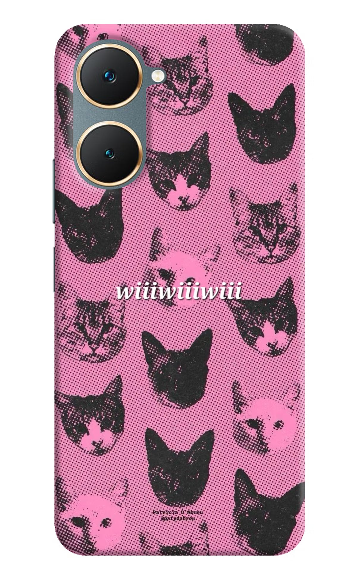 Pink Cats Vivo Y18/Y18e Back Cover
