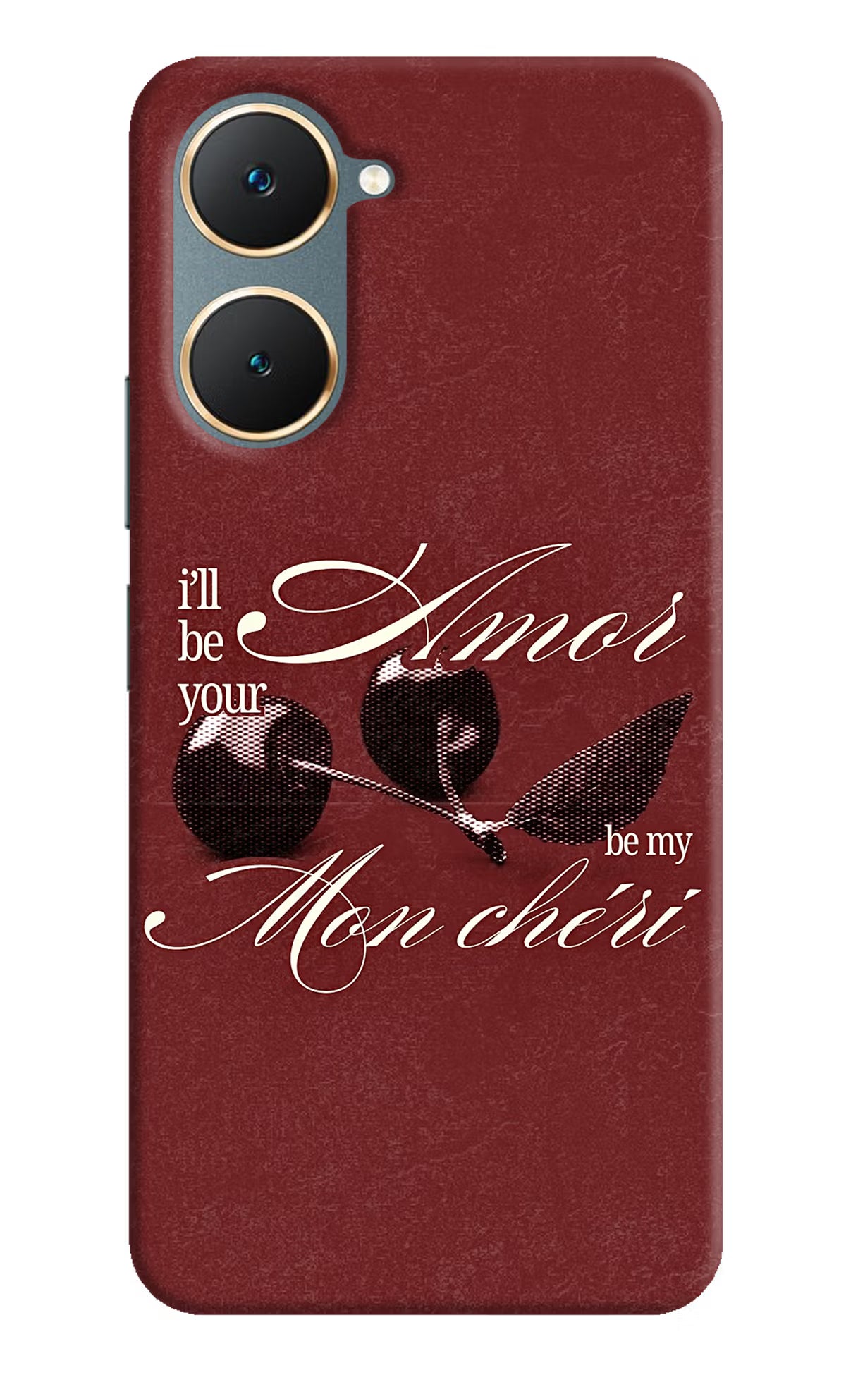 Velvet Cherry Vivo Y18/Y18e Back Cover