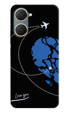 Love Orbit Vivo Y18/Y18e Hard Case Back Cover by Casekaro