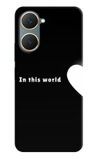This World Vivo Y18/Y18e Hard Case Back Cover by Casekaro