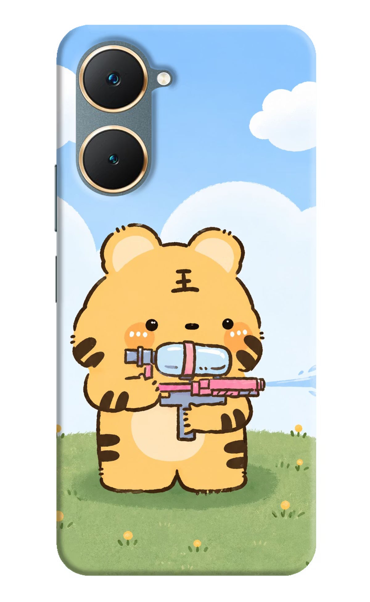 Tiger Treat Vivo Y18/Y18e Back Cover