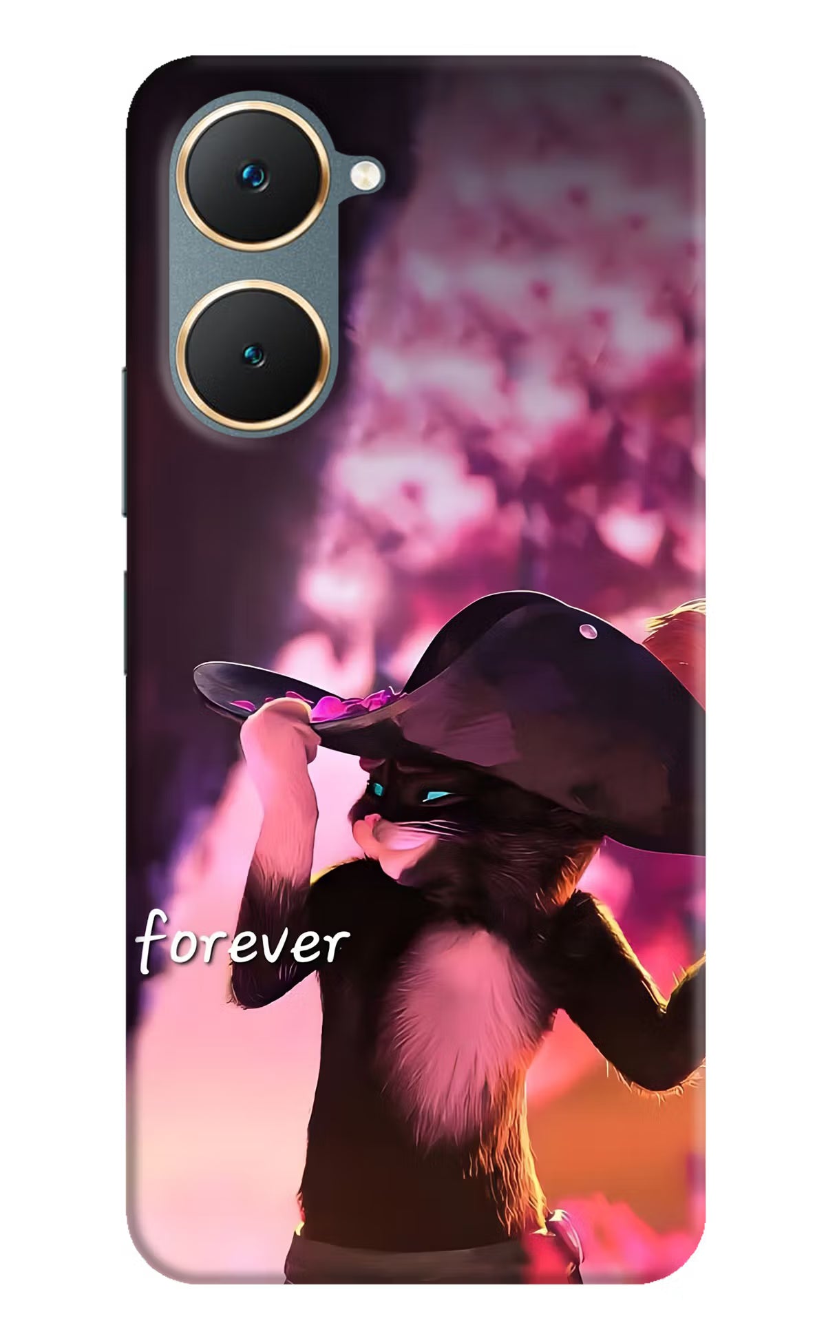 Forever Cat Vivo Y18/Y18e Back Cover