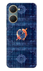 Koi Blue Vivo Y18/Y18e Hard Case Back Cover by Casekaro