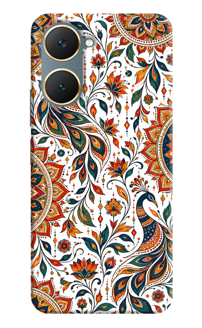 White Mayura Vivo Y18/Y18e Hard Case Back Cover by Casekaro