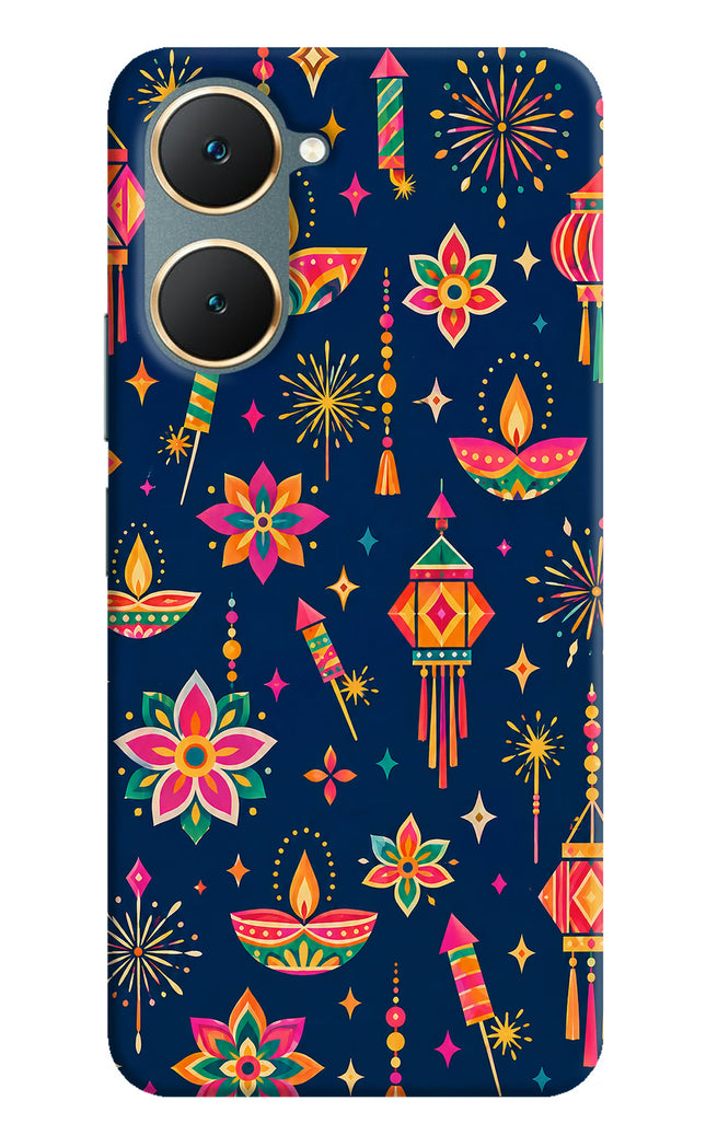 Festive Pop Vivo Y18/Y18e Hard Case Back Cover by Casekaro