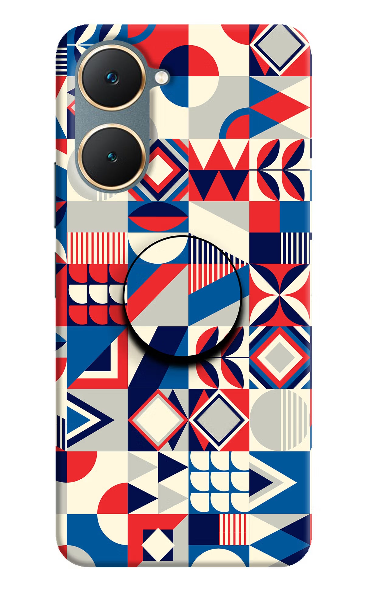 Colorful Pattern Vivo Y18/Y18e Pop Case by Casekaro