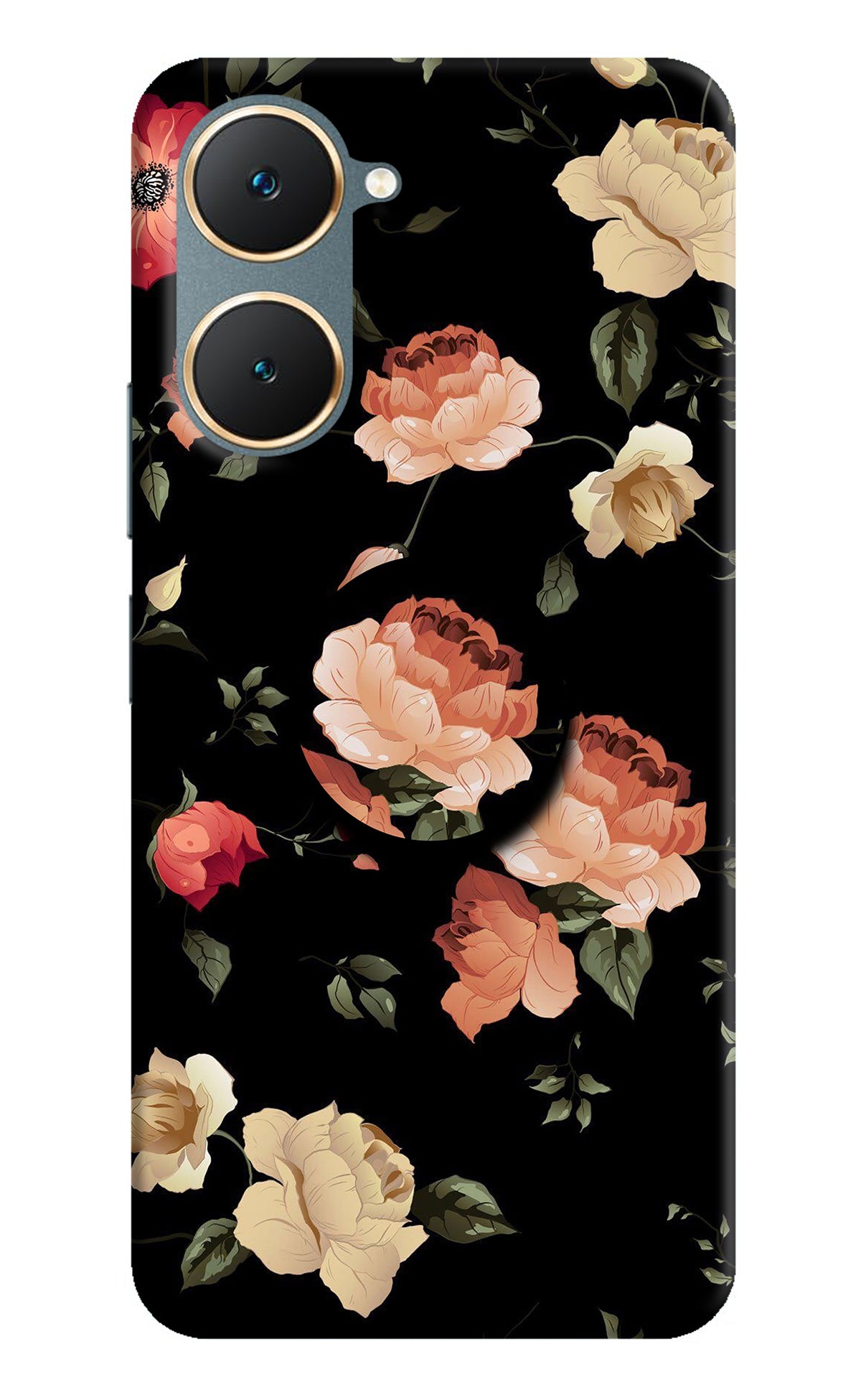 Flowers Vivo Y18/Y18e Pop Case