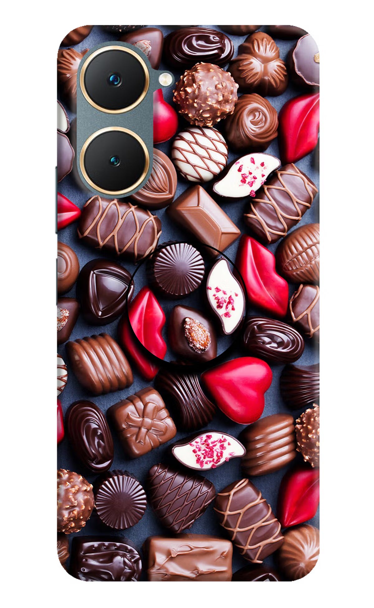 Chocolates Vivo Y18/Y18e Pop Case by Casekaro
