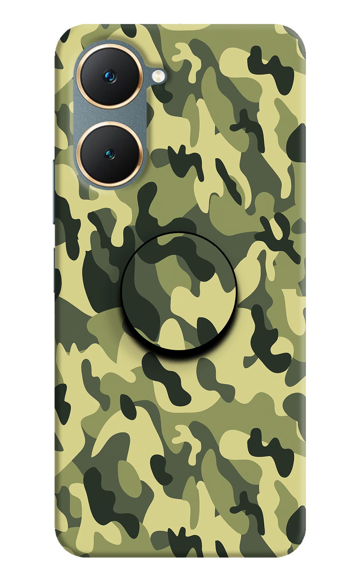 Camouflage Vivo Y18/Y18e Pop Case by Casekaro