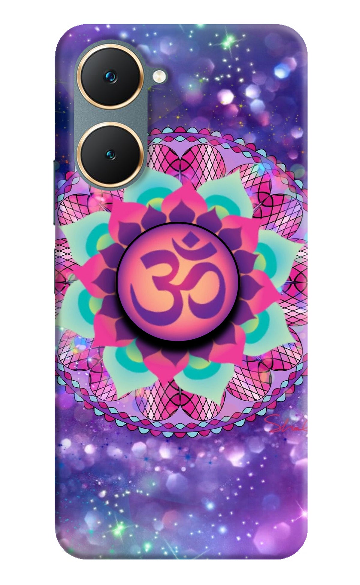 Om Purple Vivo Y18/Y18e Pop Case