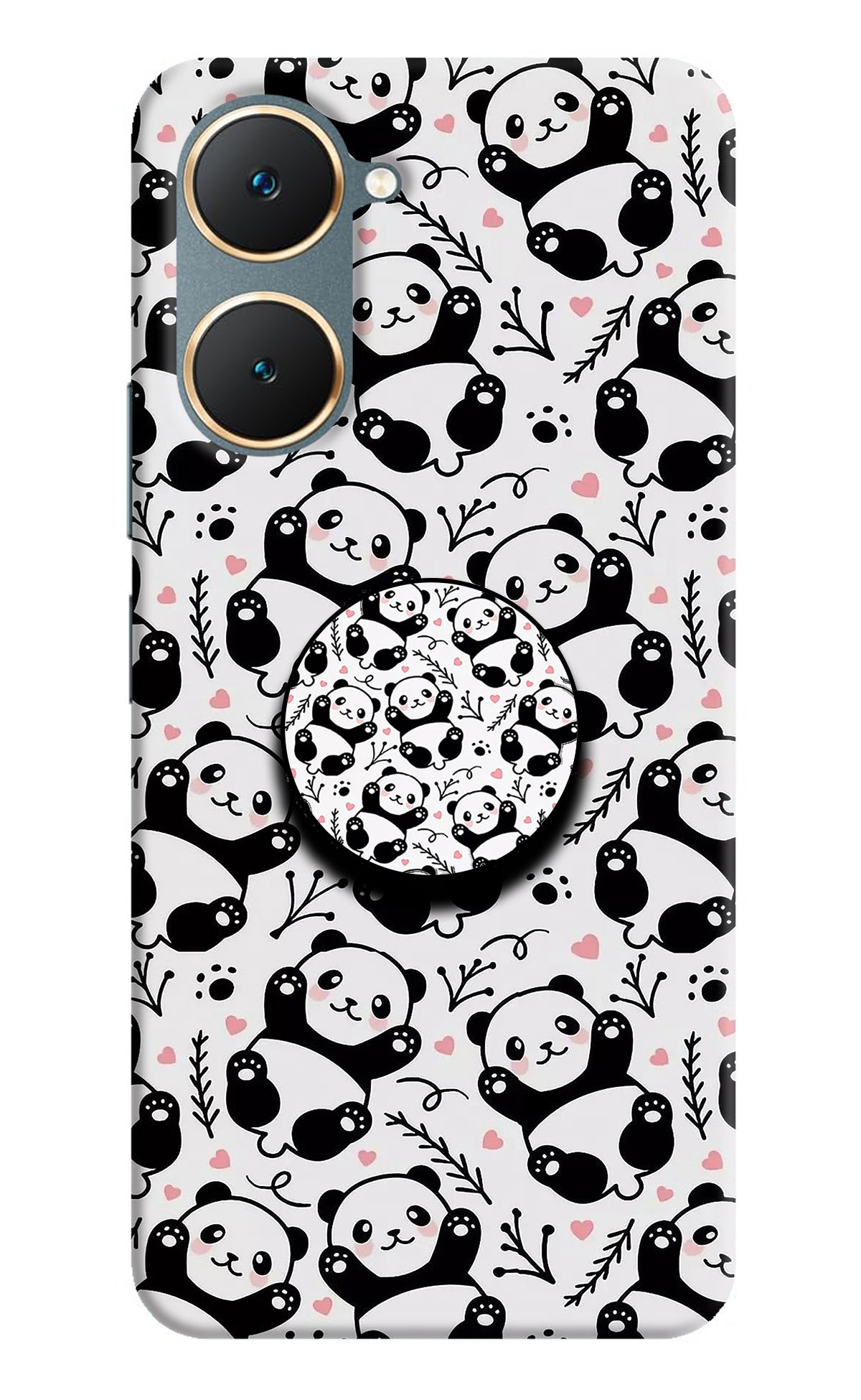 Cute Panda Vivo Y18/Y18e Pop Case