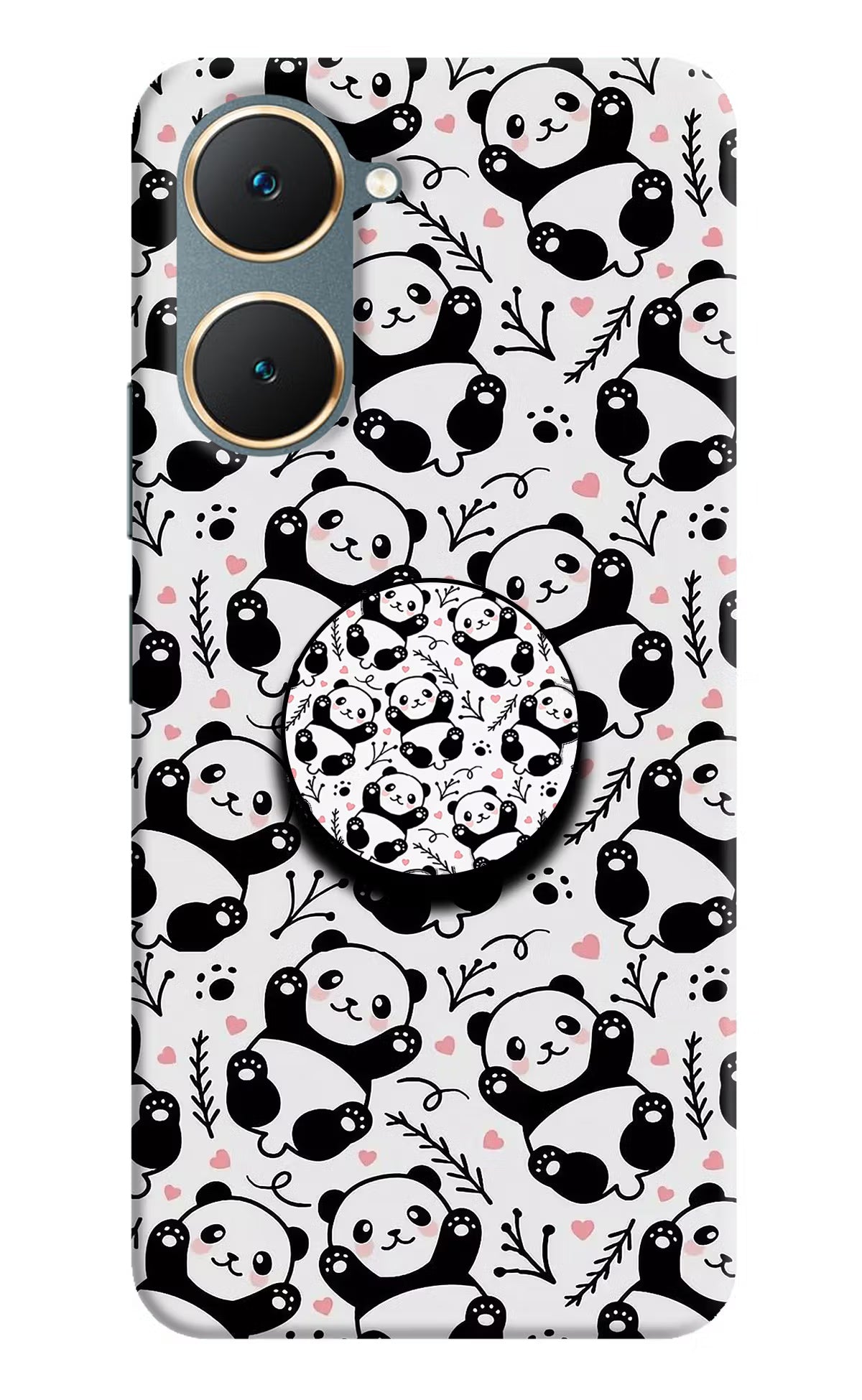 Cute Panda Vivo Y18/Y18e Pop Case by Casekaro
