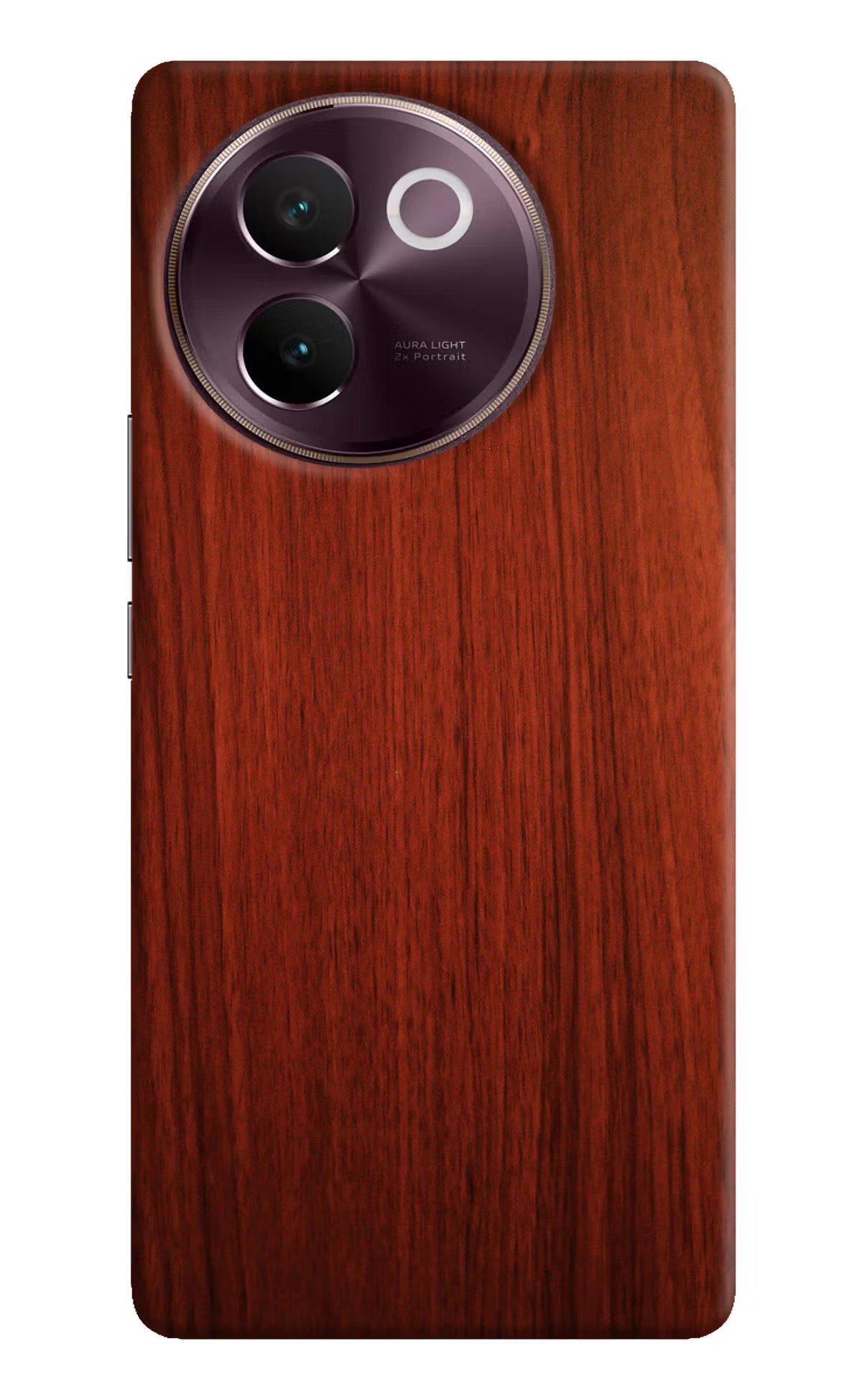 Wooden Plain Pattern Vivo V30e Hard Case Back Cover by Casekaro