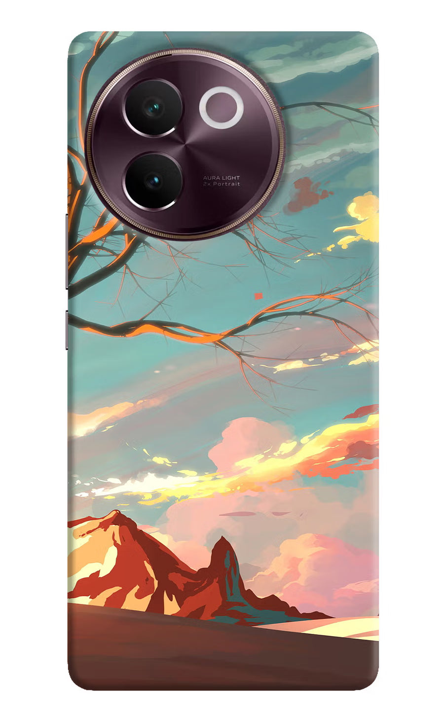 Scenery Vivo V30e Back Cover, Hard case