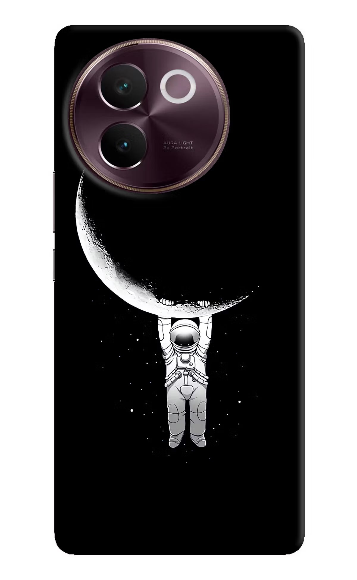 Moon Space Vivo V30e Hard Case Back Cover by Casekaro