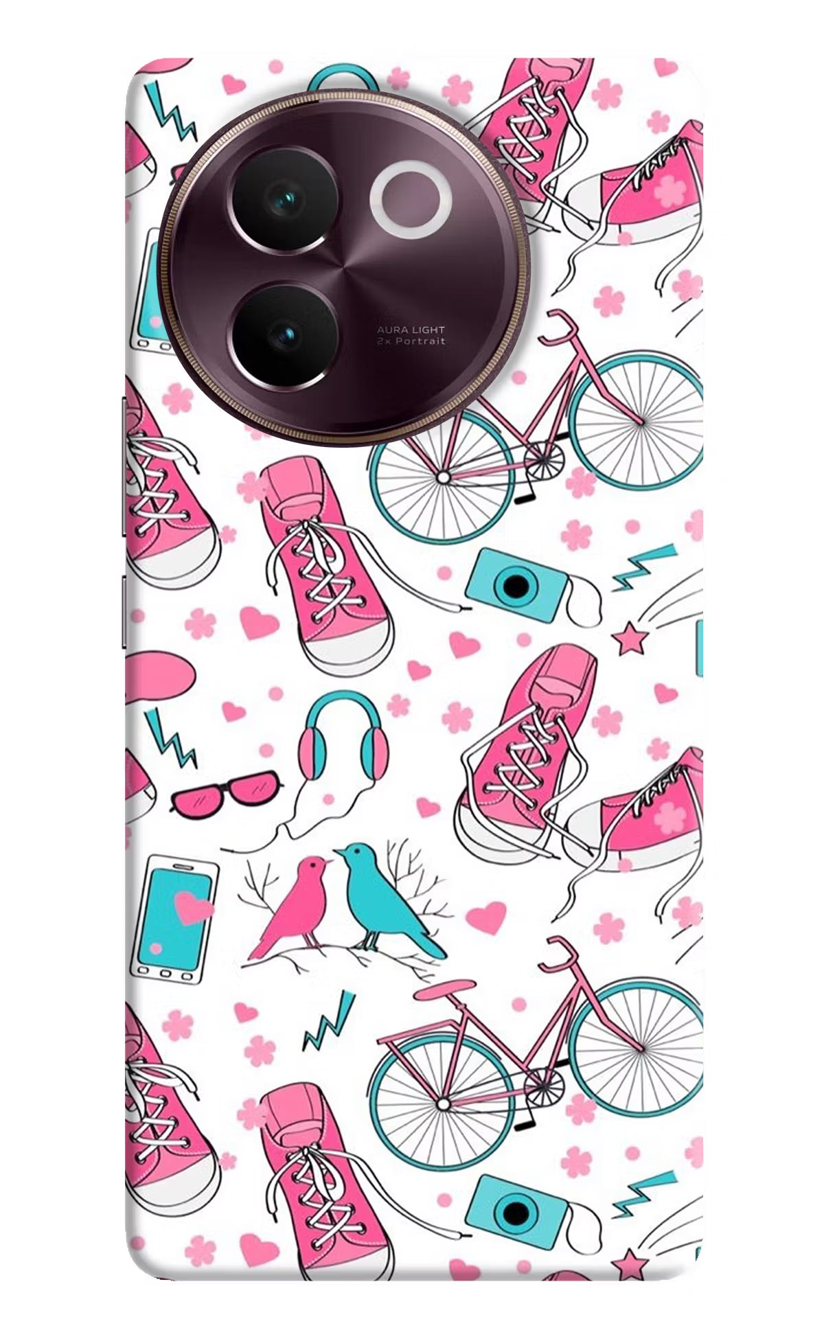 Artwork Vivo V30e Hard Case Back Cover by Casekaro