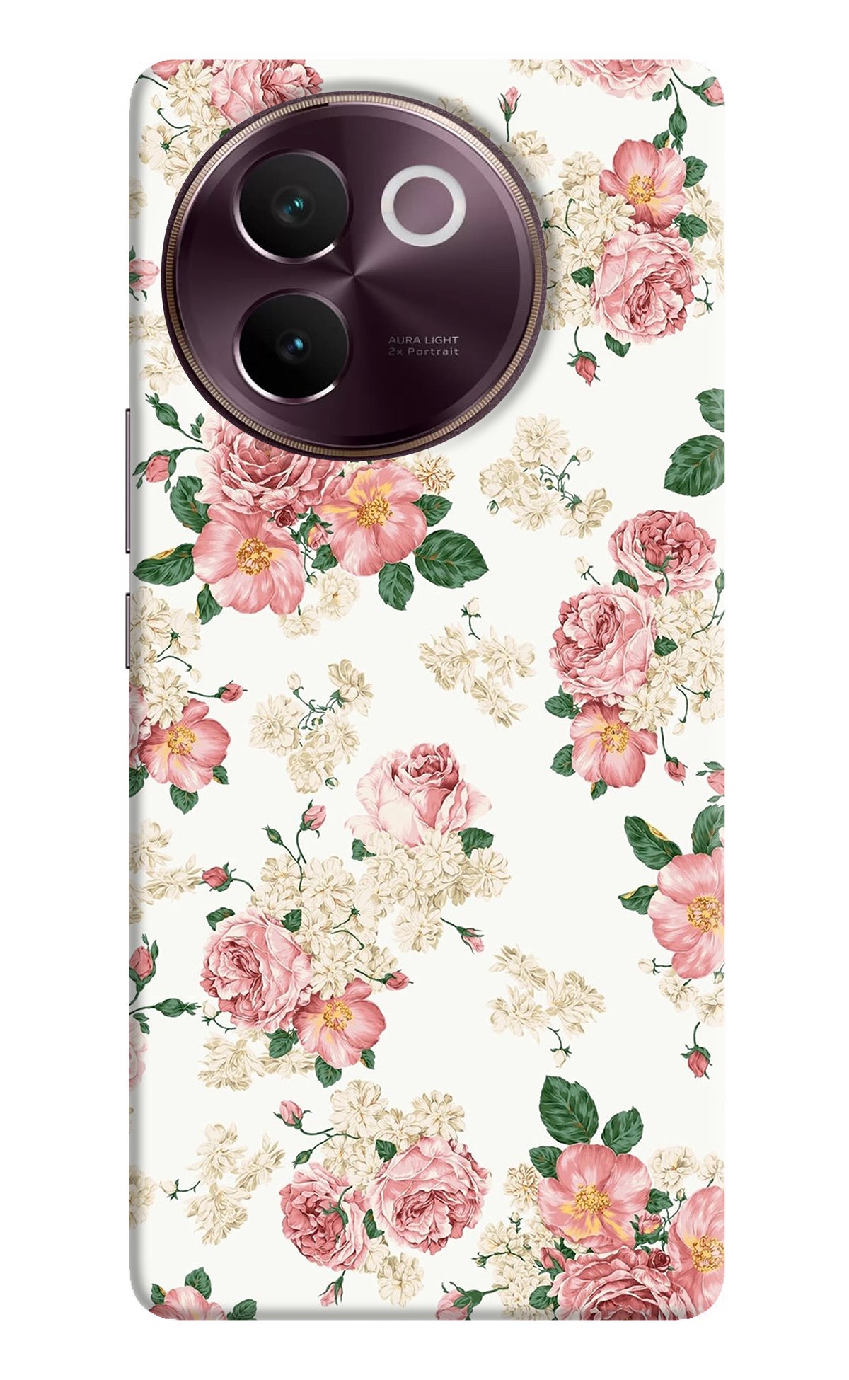 Flowers Vivo V30e Back Cover