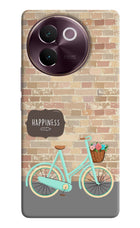 Happiness Artwork Vivo V30e Hard Case Back Cover by Casekaro
