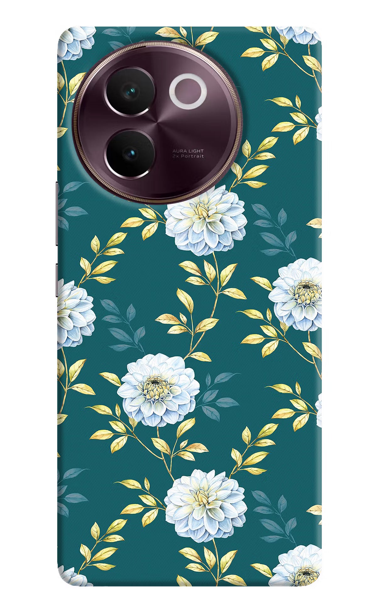 Flowers Vivo V30e Hard Case Back Cover by Casekaro
