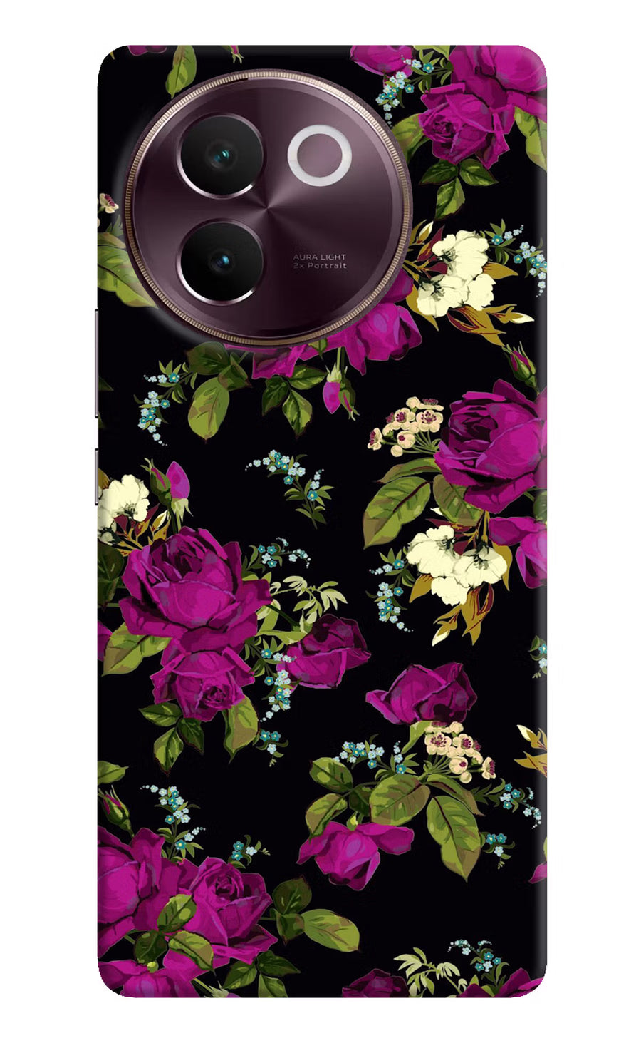 Flowers Vivo V30e Back Cover, Hard case