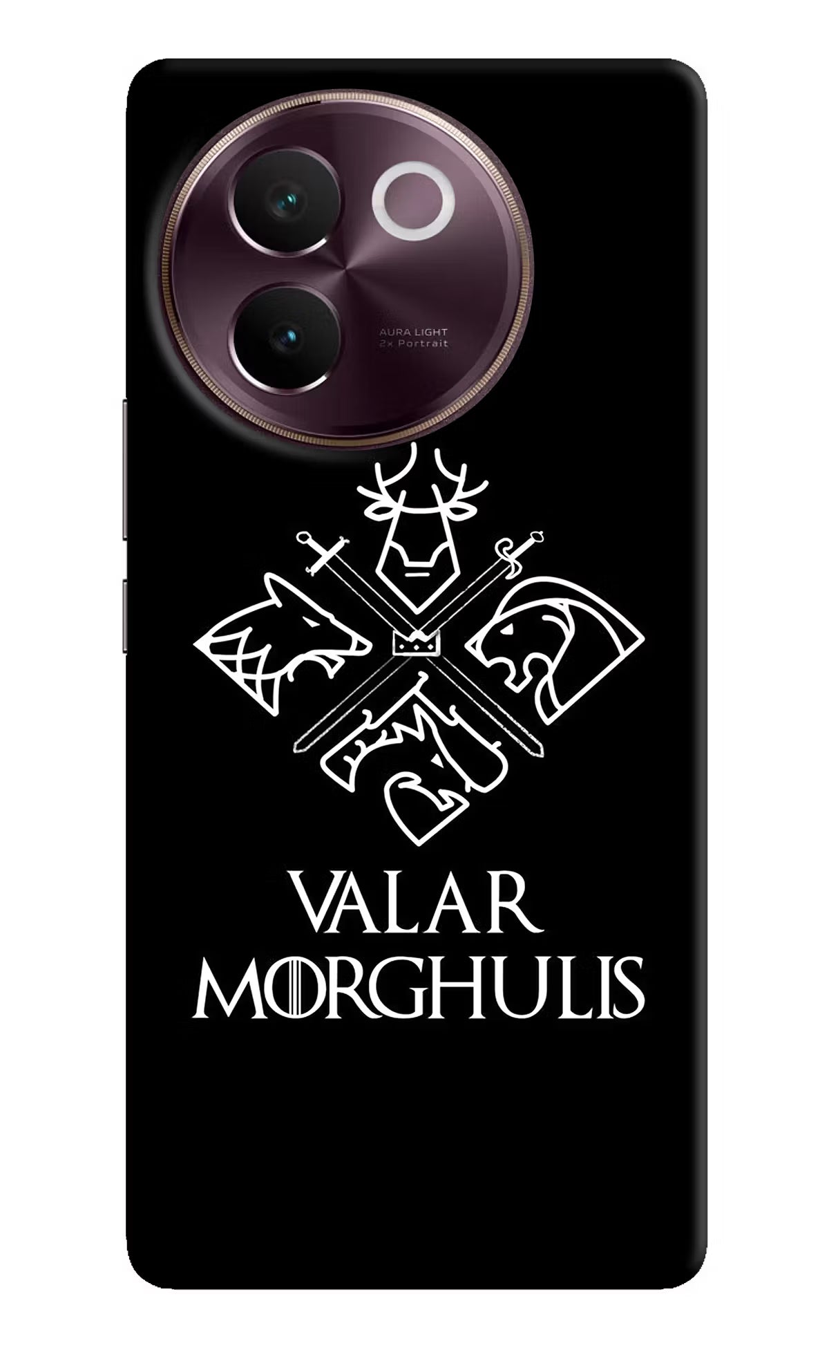 Valar Morghulis | Game Of Thrones Vivo V30e Hard Case Back Cover by Casekaro