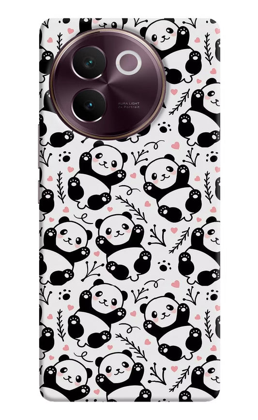 Cute Panda Vivo V30e Hard Case Back Cover by Casekaro