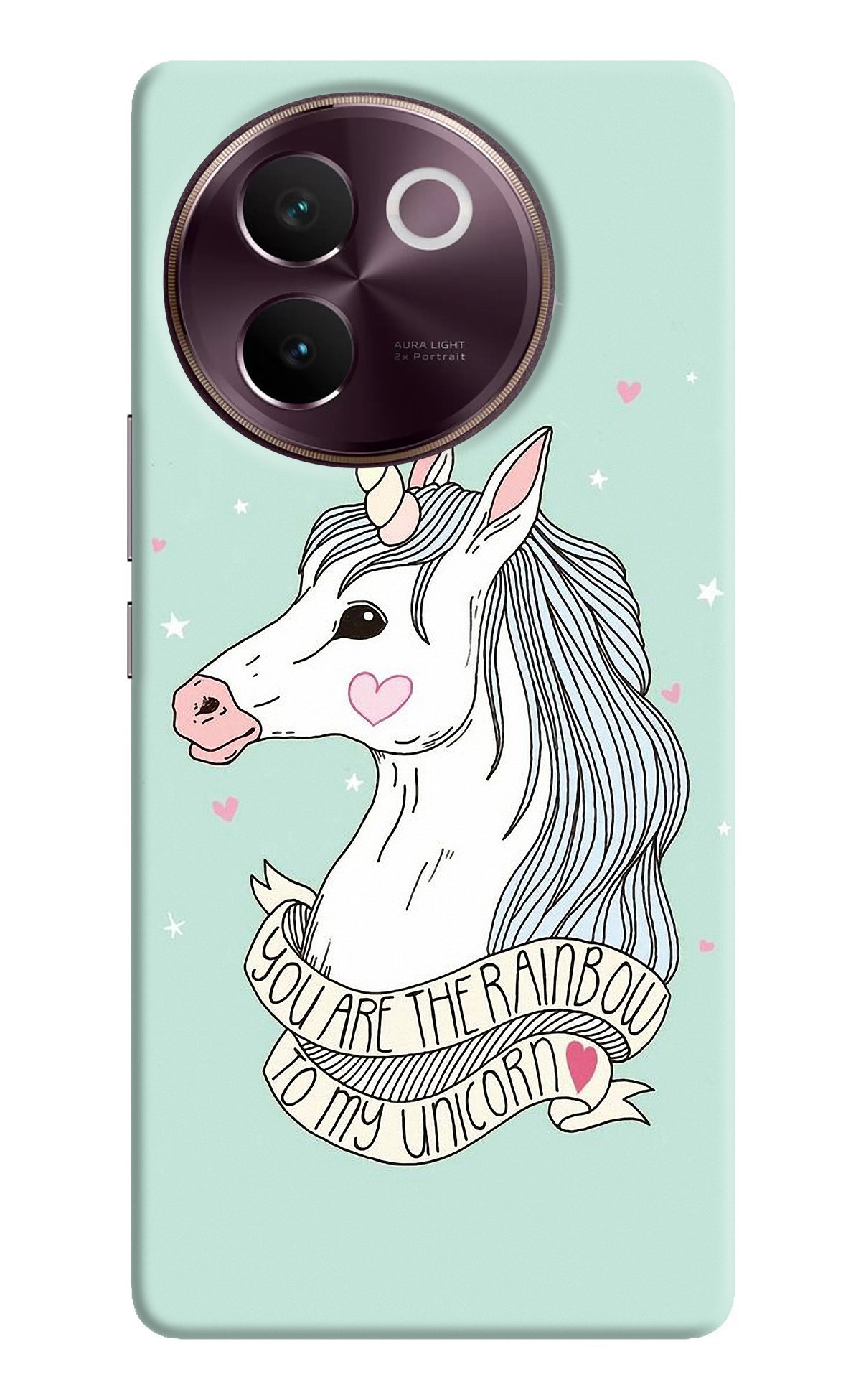 Unicorn Wallpaper Vivo V30e Back Cover