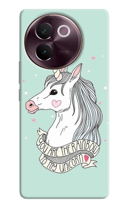 Unicorn Wallpaper Vivo V30e Hard Case Back Cover by Casekaro
