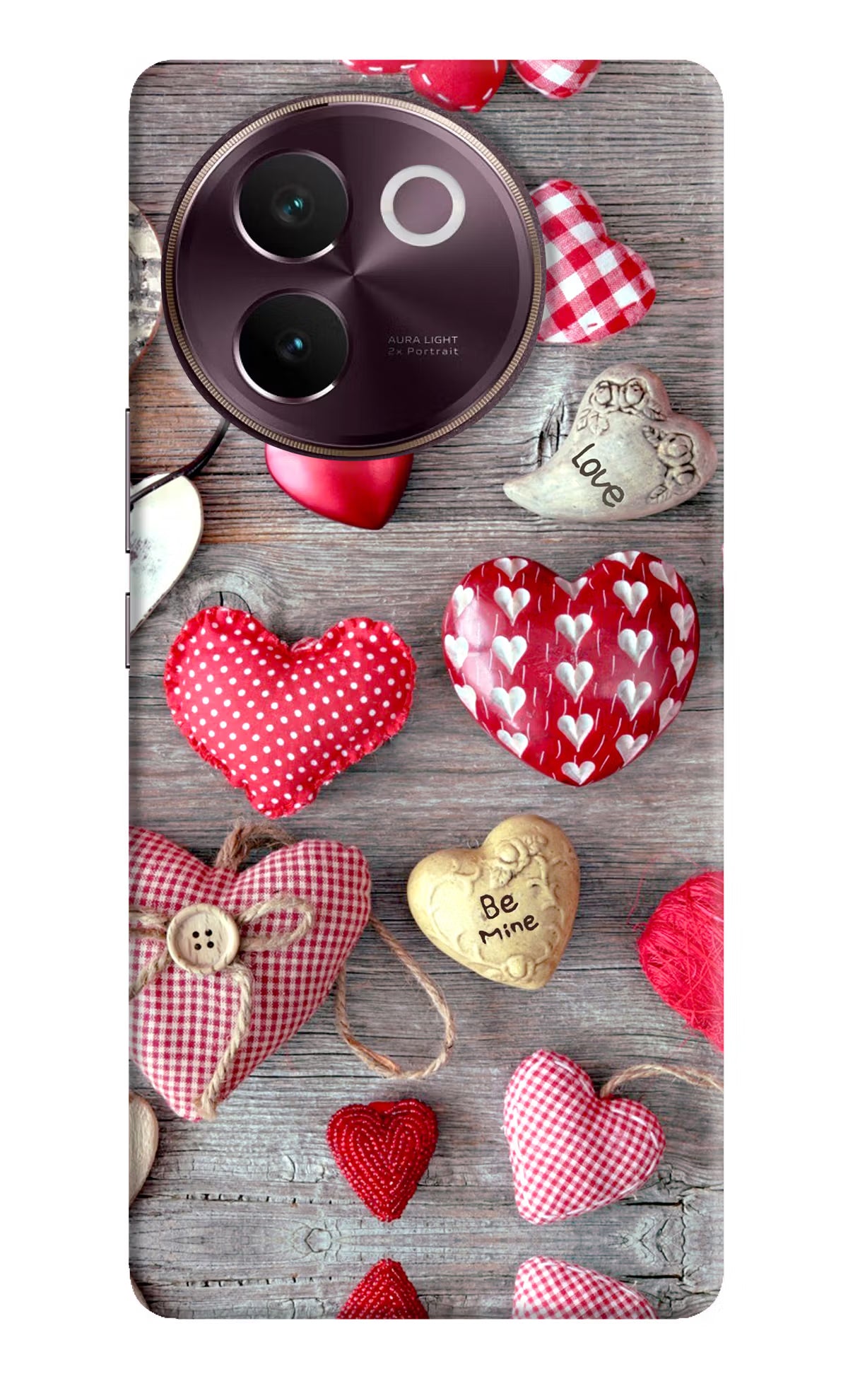 Love Wallpaper Vivo V30e Hard Case Back Cover by Casekaro