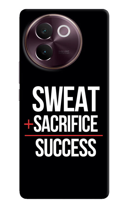 Sweat Sacrifice Success Vivo V30e Back Cover