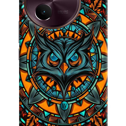 Angry Owl Art Vivo V30e Hard Case Back Cover by Casekaro