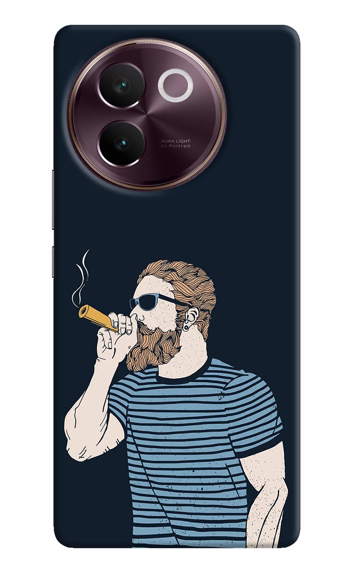 Smoking Vivo V30e Hard Case Back Cover by Casekaro