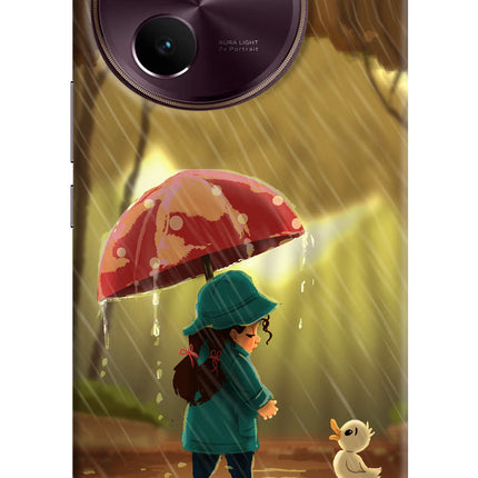 Rainy Day Vivo V30e Hard Case Back Cover by Casekaro