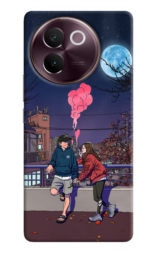 Chilling Couple Vivo V30e Hard Case Back Cover by Casekaro