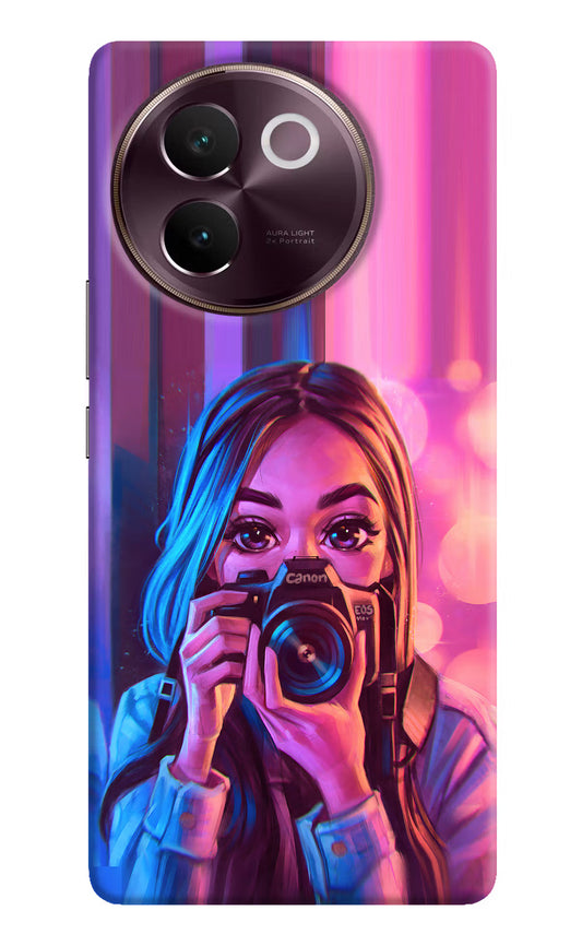 Girl Photographer Vivo V30e Hard Case Back Cover by Casekaro