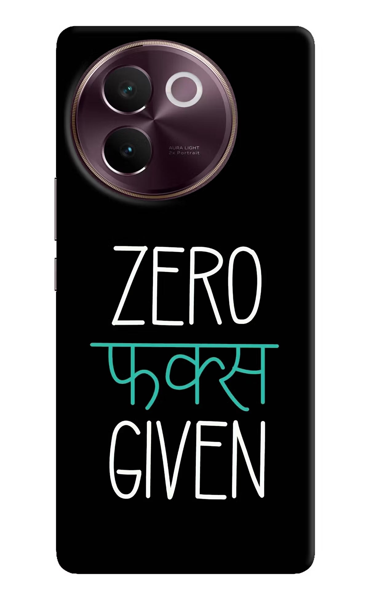 Zero Fucks Given Vivo V30e Hard Case Back Cover by Casekaro