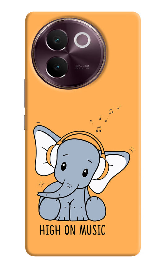 High On Music Vivo V30e Hard Case Back Cover by Casekaro