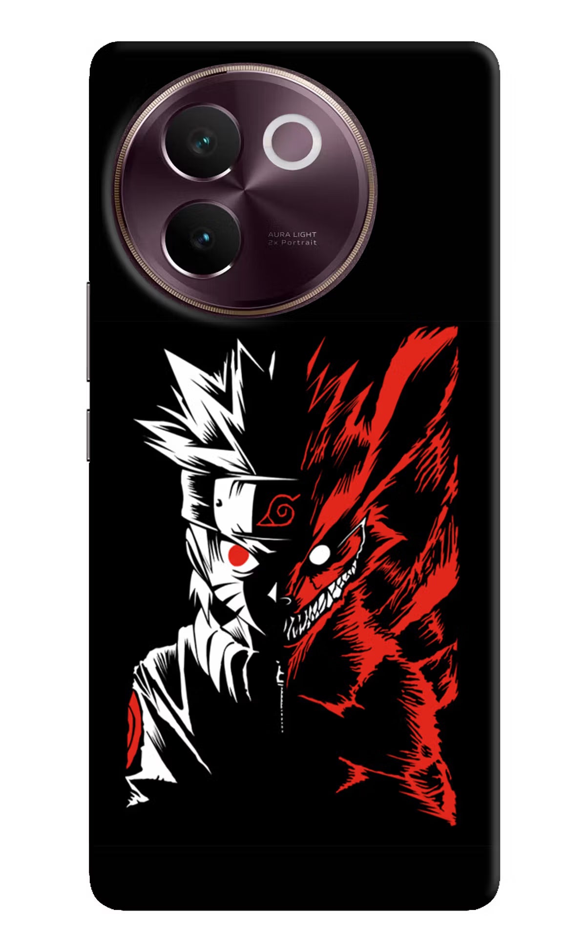 Naruto Two Face Vivo V30e Hard Case Back Cover by Casekaro