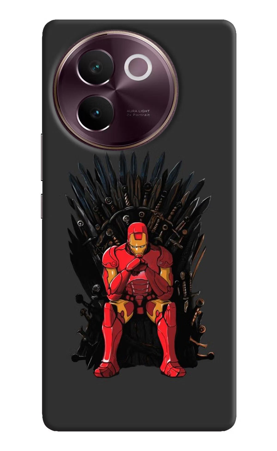 Ironman Throne Vivo V30e Back Cover, Hard case