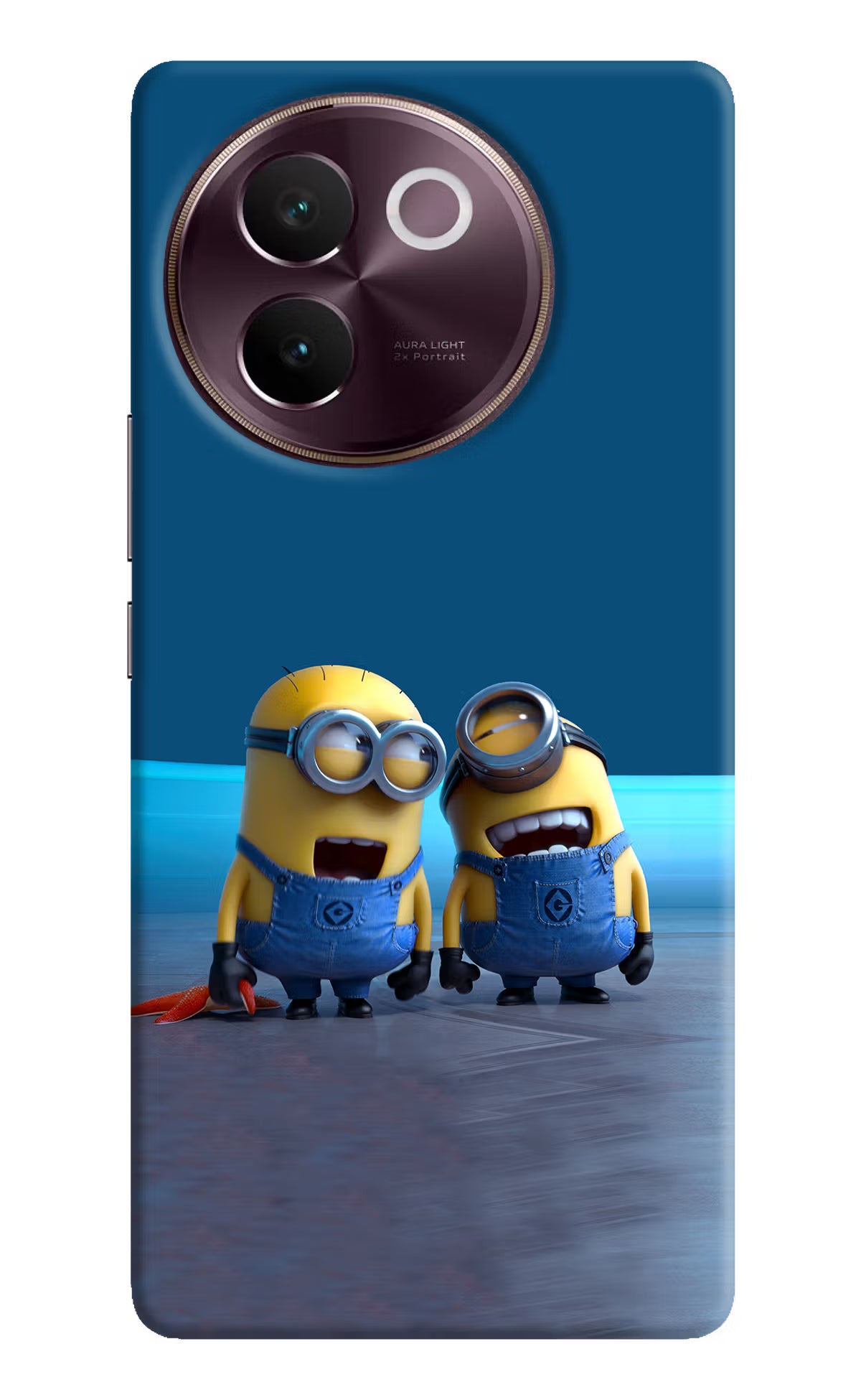 Minion Laughing Vivo V30e Hard Case Back Cover by Casekaro