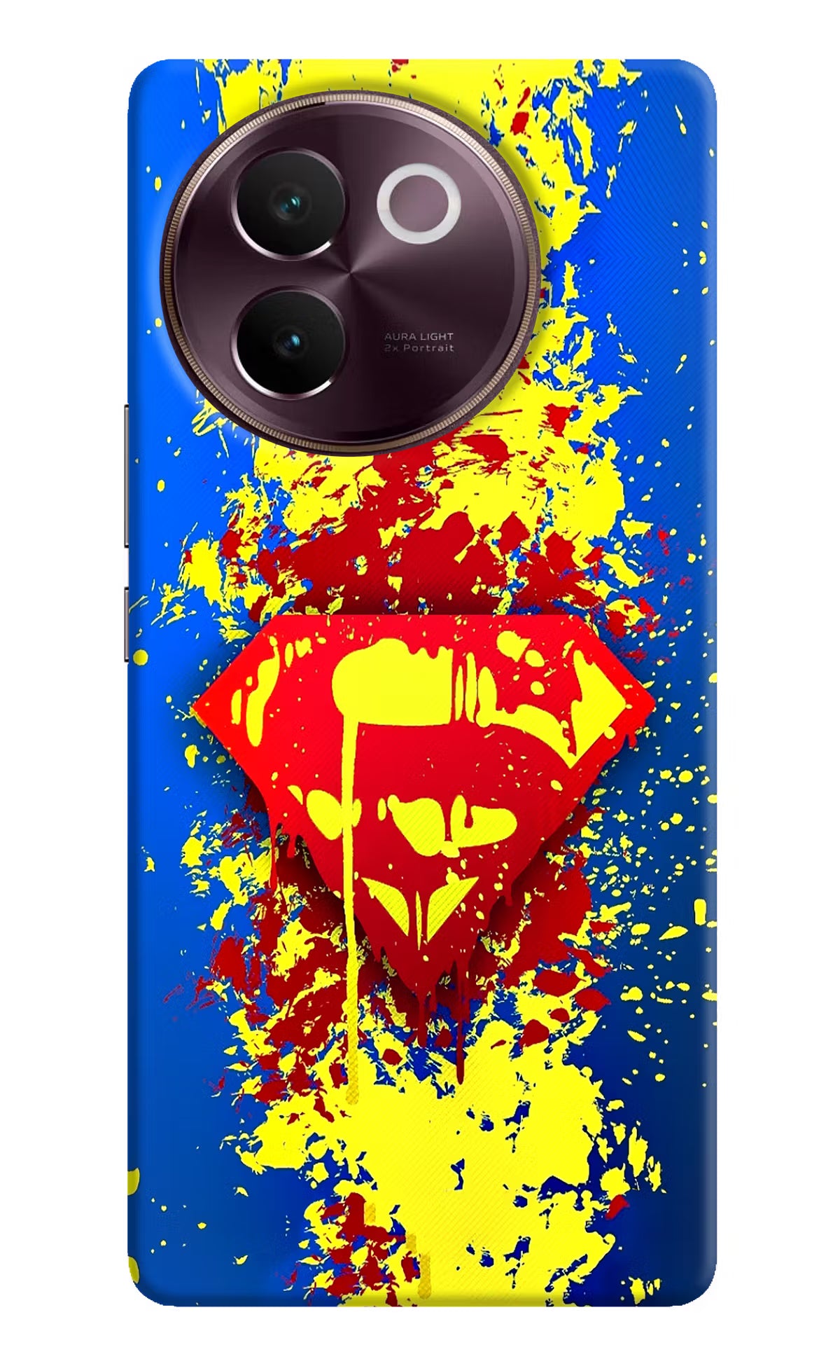 Superman logo Vivo V30e Hard Case Back Cover by Casekaro