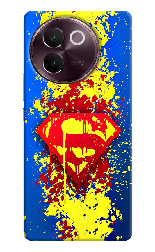 Superman logo Vivo V30e Hard Case Back Cover by Casekaro