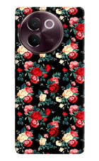 Rose Pattern Vivo V30e Hard Case Back Cover by Casekaro